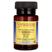 Swanson P-5-P (Pyridoxal-5-Phosphate) Coenzymated Vitamin B-6 40 Milligrams 60 Capsules