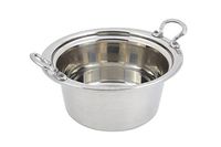 Bon Chef 5360HRSS Casserole, Bolero on the Rim with Round Handles, Stainless Steel