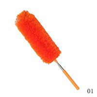 C-Pioneer Extendable Microfiber Duster Sweeping Brush Home Furniture Cleaning Tool (A)