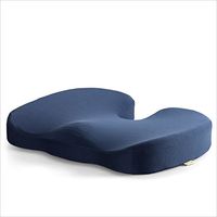 XIAOBUDIAN Premium Comfort Seat Cushion - Orthopedic Tailbone Seat Cushion for Office Chair, Car, Truck, Wheelchairs, Etc.Provides Relief for Lower Back Pain (Color : Blue)