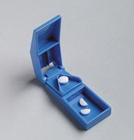 McKesson - Pill Cutter - Stainless Steel Blade - Blue-McK