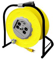Alert Stamping 9100HT Industrial Multi-Outlet Manual Wind-Up Reel w/Circuit Breaker