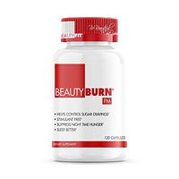 BeautyFit BeautyBurn PM, Evening Appetite & Sugar Suppressant For Women, 120 capsules