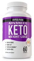 Hyper Pure Keto Pills for Weight Loss - Fat Burn Diet Ketosis Supplement for Women and Men - Boost Energy and Metabolism with The Best Keto Diet Supplement - GoBHB - 60 Caps