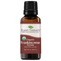 Plant Therapy Frankincense Serrata Organic Essential Oil 100% Pure, USDA Certified Organic, Undiluted, Natural Aromatherapy, Therapeutic Grade 30 mL (1 oz)