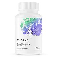 Thorne Research - Basic Nutrients IV with Copper and Iron - Multiple Vitamin-Mineral Supplement with Copper and Iron - 180 Capsules