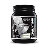 Muscle Feast Creapure Creatine Monohydrate Powder | Premium Pre-Workout or Post-Workout | Easy to Mix, Gluten-Free, Safe and Pure, Kosher Certified (2lb, Unflavored)