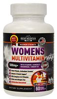 Rocky Mountain Vitamins Womens Daily Multivitamin Supplement with C, D, E, B12, 60 Count, 30 Day Supply