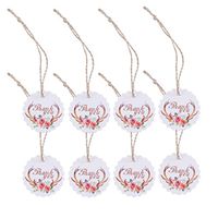 Supvox 100pcs Thank You Gift Tags,Delicate Antler Gift Hanging Tags Paper Package Tags Labels Wedding Favor Tags