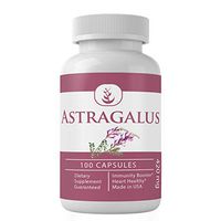 Astragalus Extract, 100 Capsules, 420 mg Serving, 100% Pure & Natural, No Filler, Non-GMO, Made in USA, Cardiovascular & Immunity Support, Lab-Tested Potency by Pure Organic Ingredients