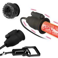 QKVNA Self-Pleasure Electric Massagers Man P`Ennis Head Glans Stimulator Relax Deluxe Toy Delay Endurance Trainer for Male