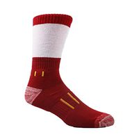 MOXY Socks The Hybrid Athletic in Red Dye-Sublimation Premium Crew Socks