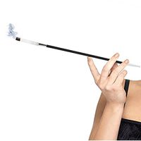 qnprt Long Cigarette Holder,1920s Accessories for Women(Classic-12 Long) Black