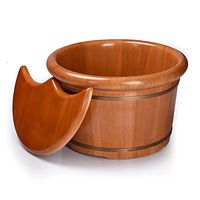 Mai® Foot Basin Wooden Foot Bath Foot Bath Home Foot Bath Barrel Old People and Children Adults are Available All Year Round