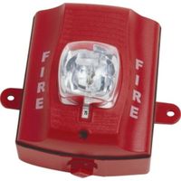 Outdoor Strobe, Wall, Standard Candela, Red
