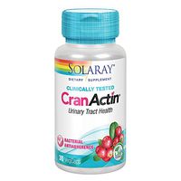 Solaray Cranactin Cranberry AF Extract Vegetarian Capsules, 400 mg, 30 Count