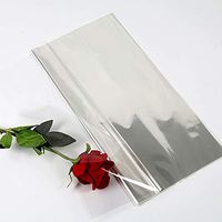 50 piece Clear Cellophane Roll Packing Cello Plastic Film Paper Candy Cake Cookie Packaging And Craft Gift Flower Floral Wrapping