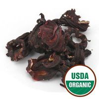 Hibiscus Flowers Whole Organic - 4 oz (113 G) - Starwest Botanicals