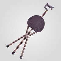 Folding Seat Cane, Lightweight and Adjustable, Great for Travel, Events and Walking, Brown