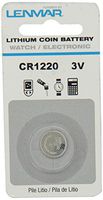 Lenmar Coin Cell Battery Replaces OEM Ansi 5012LC AWI L04 NEDA 5012LC Panasonic CR1220 Renata BR1220 Seiko SBT13 Sony CR1220 Timex PA