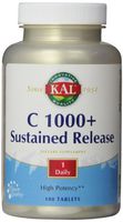 KAL C-1000 Plus Sustained Release Tablets, 1000 mg, 100 Count