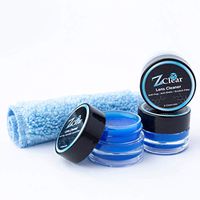 Z Clear Lens Cleaner Reinvented: (3pk) Paste & Microfiber | Anti-Fog - Stays Cleaner Longer - Anti-Static - Scratch-Filler | All Lenses, Alcohol & Ammonia Free | All Glasses, Goggles, Optics, Masks