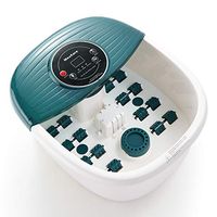 Foot Spa/Bath Massager with Heat, Vibration, Bulbbles, Digital Temperature Control, 16 Masssage Rollers, Soothe and Relax Tired Feet