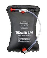 Obbomed® HB-4020 5 Gallons / 20 Liters Portable Solar Shower Bedside Bag to be Hanged on Bedpost or IV Pole, Sun Heating Water Container for Easy and Safe Bathing for Shampooing, Caretakers, PVC, 1pce