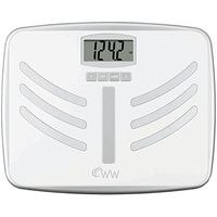 WW Scales by Conair Body Analysis and Tracker Bathroom Scale  - Measures Body Fat, BMI, Body Water, Bone Mass, 10 User Memory - Recalls 5 Weights for Each User, White