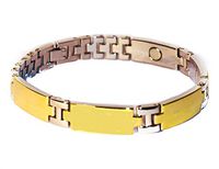 Roger Enterprises Men's Sport's Stainless Steel Powerful Magnetic Bracelet with High Gauze Magnets