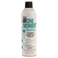Franklin Cleaning Technology One Moment Foamy Cleaner and Disinfectant, Citrus Scent, 18 oz. Aerosol Can - Includes 12 18-ounce aerosol cans per case.