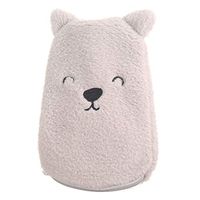 Transer Hot Water Bottle, Warm Hands Hot Water Bag Thermal Bags Removable Cute Plush Zipper Cover Kids Women, Slow Down The Symptom Dysmenorrhea, Warm Your Stomach, 16.9 Oz (Coffee)