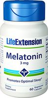 Melatonin, 3 mg, 60 caps by Life Extension (Pack of 5)
