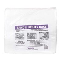 Halsted Sand Bags 15 " X 27 " White, Pack of 25