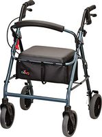 NOVA Zoom Rollator Walker with 22” Seat Height, Blue
