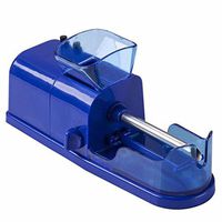 Exteren Electric Cigarette Tobacco Rolling Automatic Roller Maker Mini Machine (Blue)