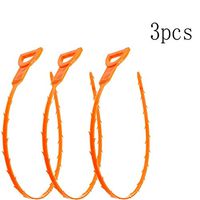 3 Packs Of Drainage Snake, Hair Drain Plug Removal Tool For Sink, Tube Drain Cleaning (yellow, 20 Inches)
