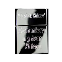 Lighter - Elementary, My Dear Watson High Polish Chrome Sherlock Holmes - Star Int. Inc Brand