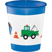 Creative Converting Plastic Cups, 12 oz, Traffic Jam (12-Count) - 102246