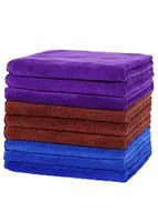Dormencir Microfiber Cleaning Cloth Household Automotive Dish Cloth Kitchen Towels 12" x 24"(Pack of 9)
