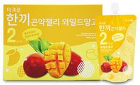 One Meal 2 Kcal Wild Mango Flavor Konjac Jelly Collagen Diet Food Weight Loss Vitamin C (1 Box 10 Packs)
