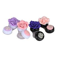 Putars Portable Multifunction Fashion Flower Lovely Travel Portable Contact Lens Lenses Container Case Holder Box