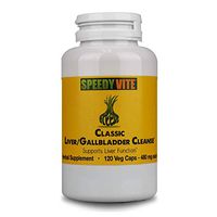 Classic Herbal Liver/Gallbladder Cleanse and Detox Speedyvite® (120 Veg caps) - Milk Thistle, Dandelion Root and More