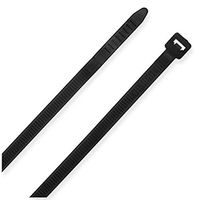 BLACK 15 Inch Nylon Cable Zip Ties Self Locking For Home Office, Garage Use WHOLESALE BULK LOT (100, Black)