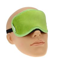 Bao Xin Comfort Eye Mask for Travel Sleep&Noon Break Blindfold with Black Lining Inside (Green)