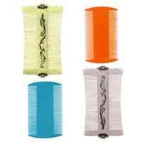 4 Pcs Double Sided Fine Lice Combs,Grooming Fine Tooth Hair Combs for Women,Kids or Pet Dog Cat Comb