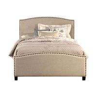 251 First Whittier Light Taupe Queen Complete Bed with Rails