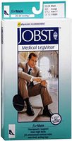 JOBST Medical Legwear for Men Knee High 20-30 mmHg Black X-Large Close-Toe 1 Pair (Pack of 8)