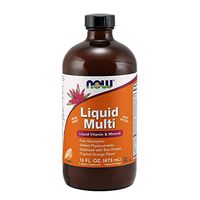 NOW Supplements, Liquid Multi, Tropical Orange Flavor, Fast Absorption, with Added Phytonutrients, 16-Ounce