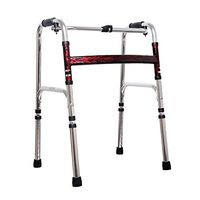 LBYMYB Walking Assist/Portable Folding Aluminum Household Hemiplegia Flow Assistant/Crutches/Elderly/Mobility Impaired/Adjustable Height - You Can Walk Or Walk Interactive Bath Stool